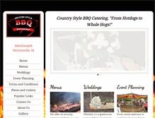 Tablet Screenshot of countrystylebbq.com